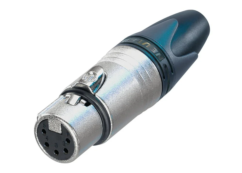 Ficha De Cabo Xlr 5 N / A Xx Conex&atilde;o De Solda N.