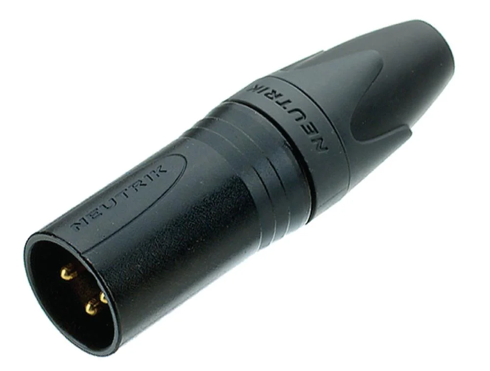 Ficha de Cabo Xlr 3 N / a Xx Conex&atilde;o de Solda Pr.