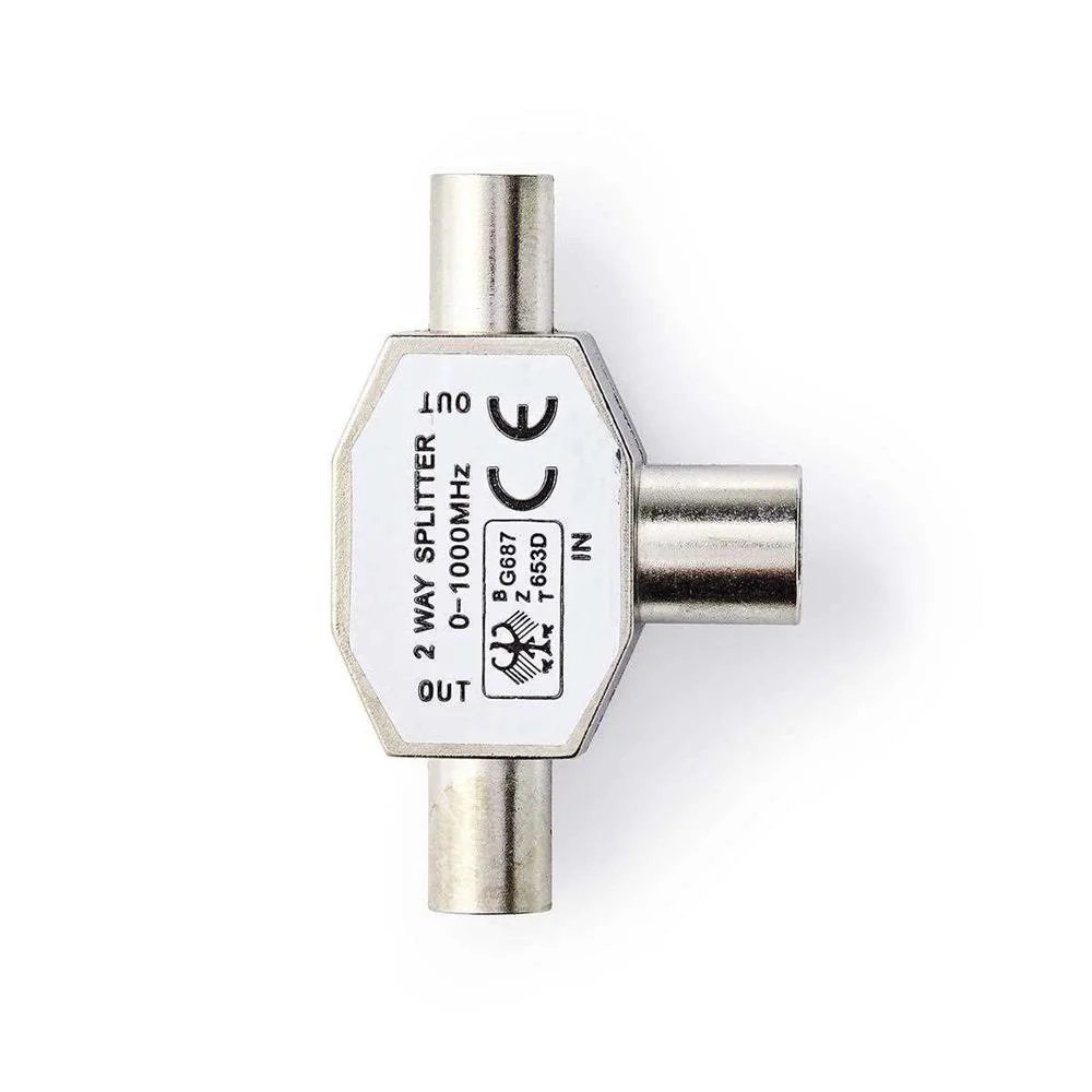 Desviador Coaxial  2x Iec (Coaxial) Macho - Iec .