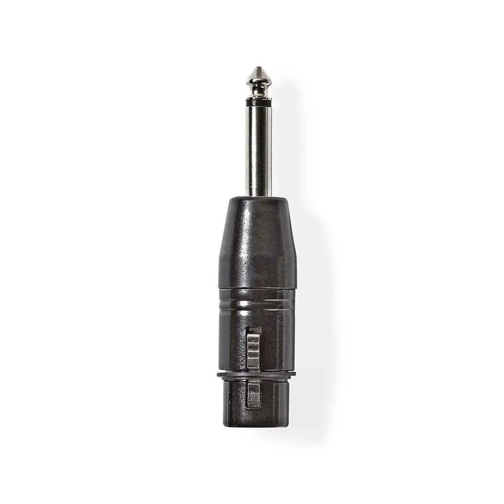 Adaptador Mono Xlr - Xlr F&ecirc;mea De 3 Pinos - 6