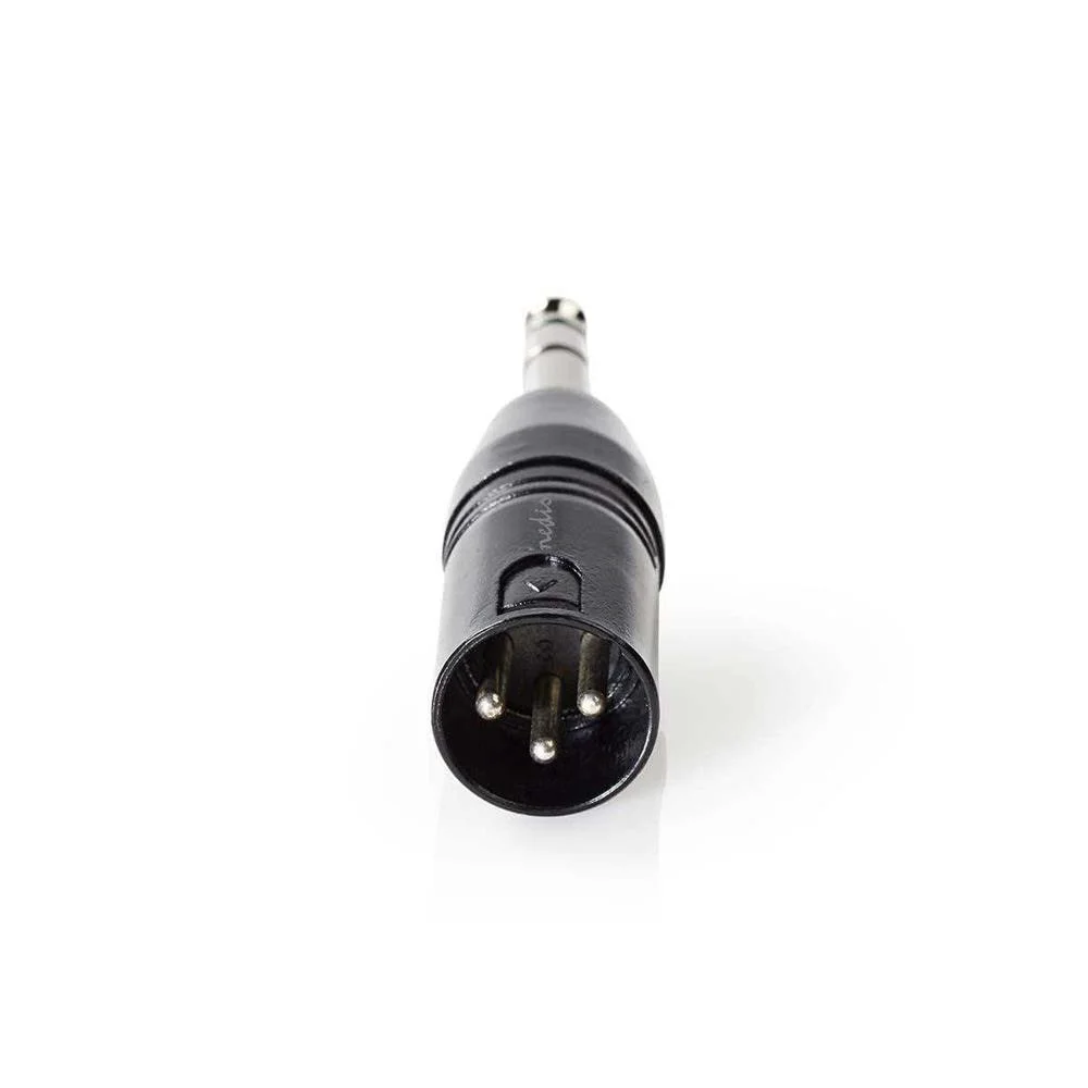 Adaptador Xlr Stereo  Xlr 3 Pinos Macho - 635 .