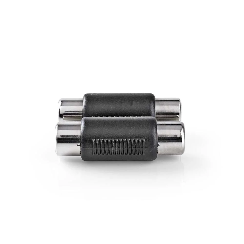 Adaptador de &Aacute;udio Stereo  2x Rca Female - 2x R.