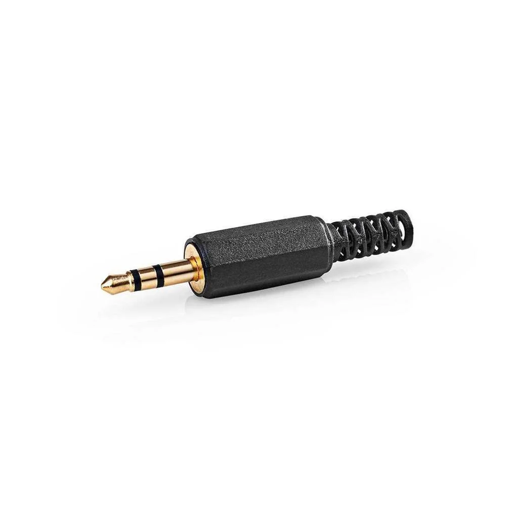 Ficha Jack 3.5mm Macho Dourado