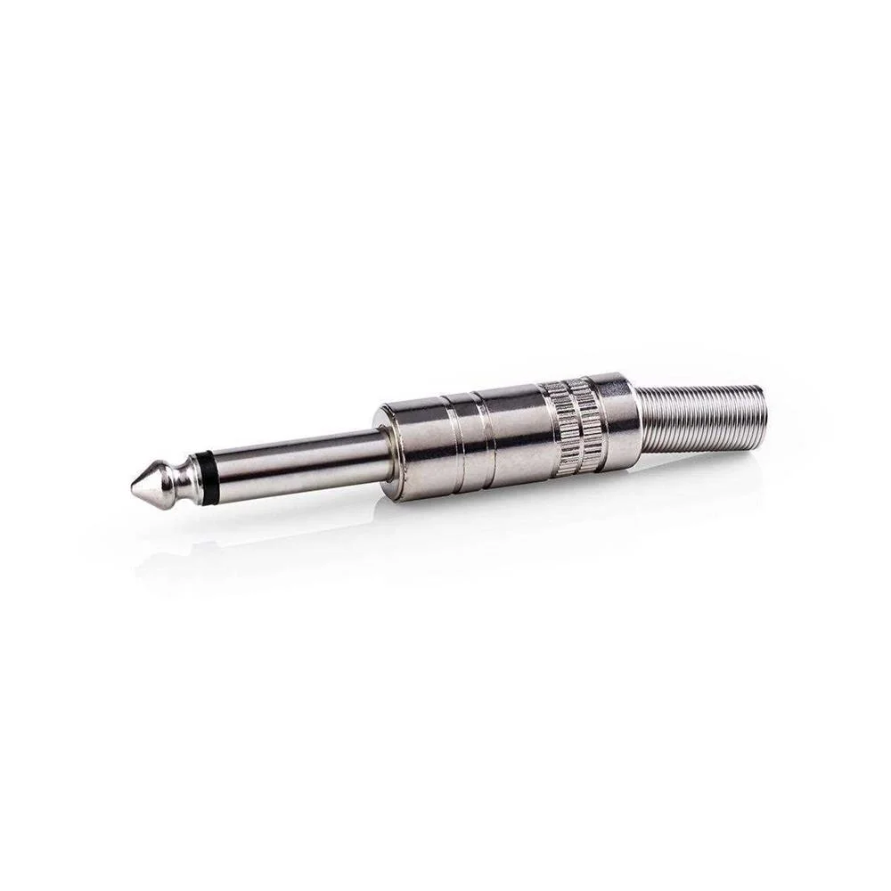 Conector Jack Mono  635 Mm Macho  25 Pe&ccedil;as  M.
