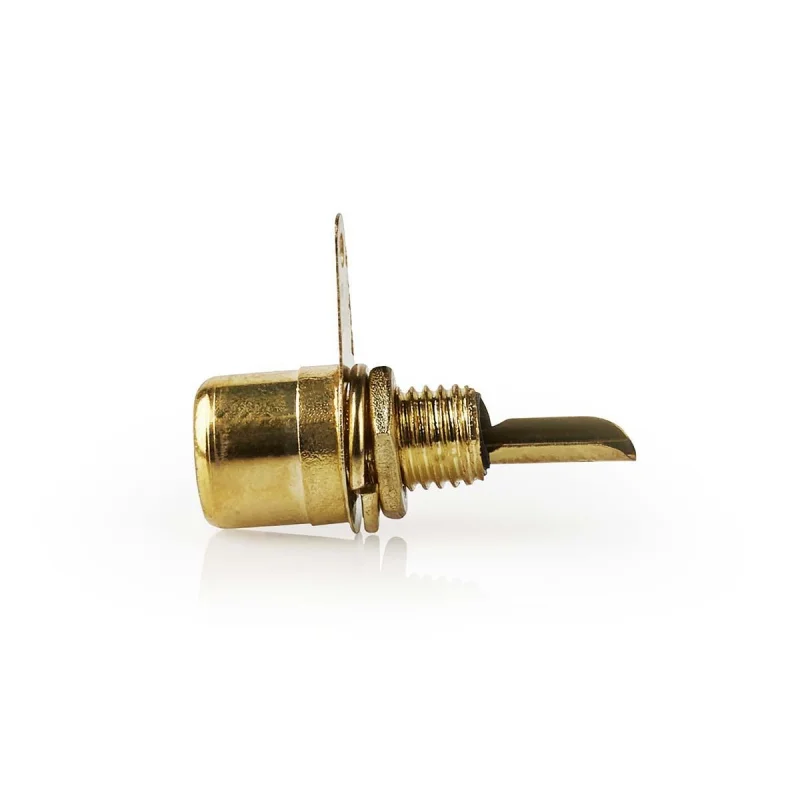 Conector Rca | Rca Hembra | 25 Piezas | Dorado