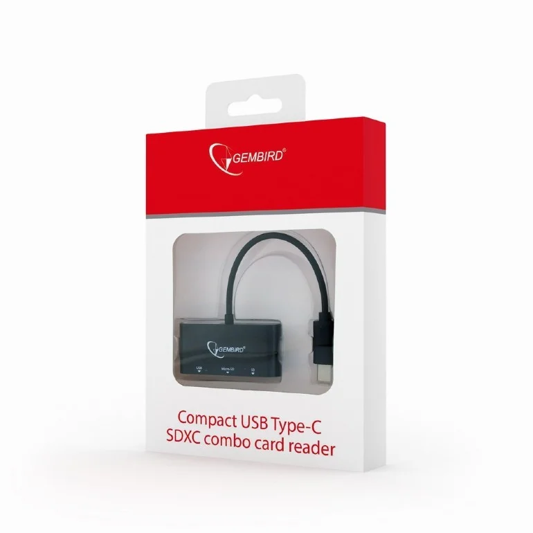 Lector Tarjeta Gembird Usb Tipo C Smartphones Tab.