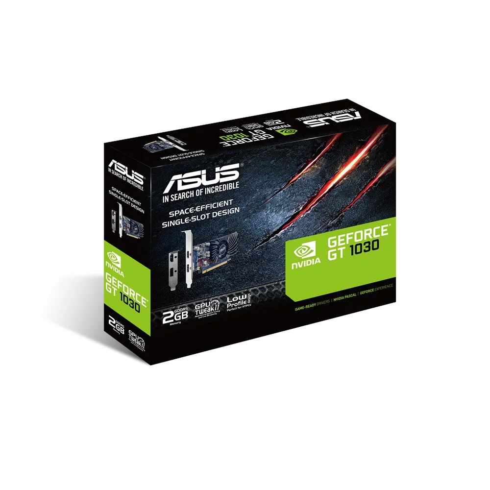 Asus Geforce Gt1030 Brk Low Profile 2gb Gddr5 90yv0at2-M0na00