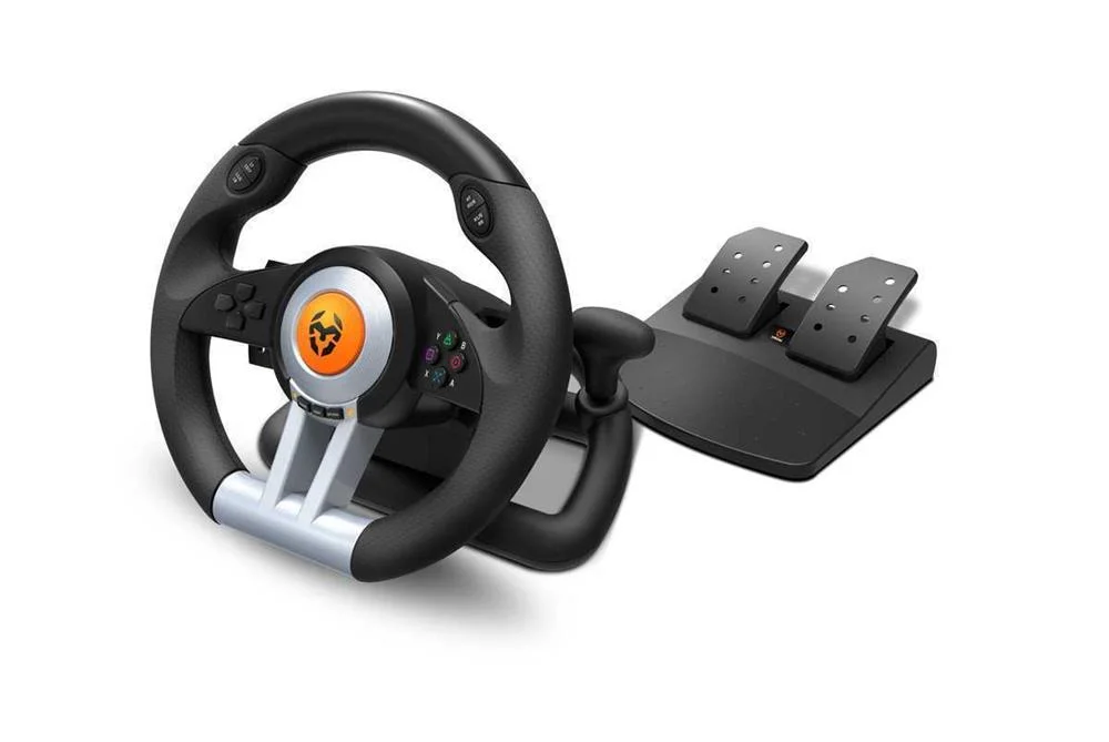 Volante de Corridas Krom Nxkromkwhl Usb Preto 