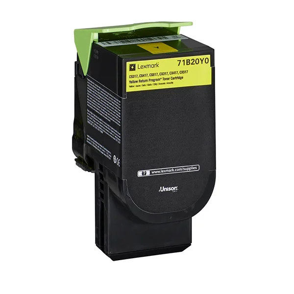 Lexmark Return Print Cart. 71b20y0 F?r Cs417dn/Cs317dn/ Cx517dn/Cx417de/Cs517de/Cx317dn Yellow