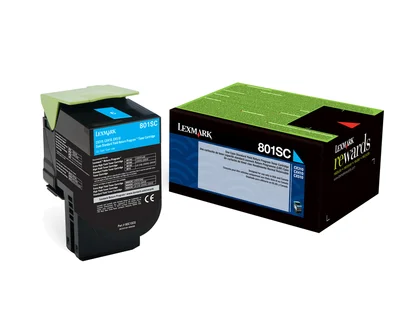 Lexmark Return Print Cart. 80c2sc0 F?r Cx310dn/N/Cx410de/ Dte/E/Cx510de/Dhe/Dthe Cyan
