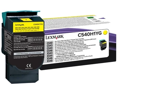 Toner Lexmark Amarelo C54x,X54x C/ Programa Retor.