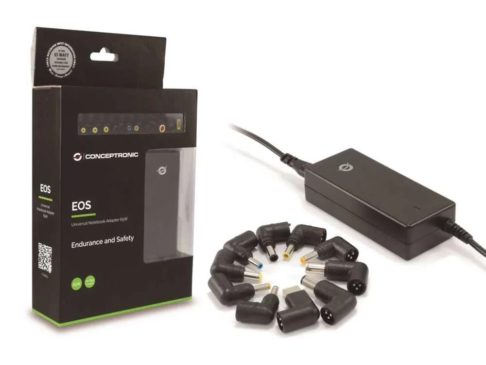 Transformador Conceptronic Universal Notebook 65w.