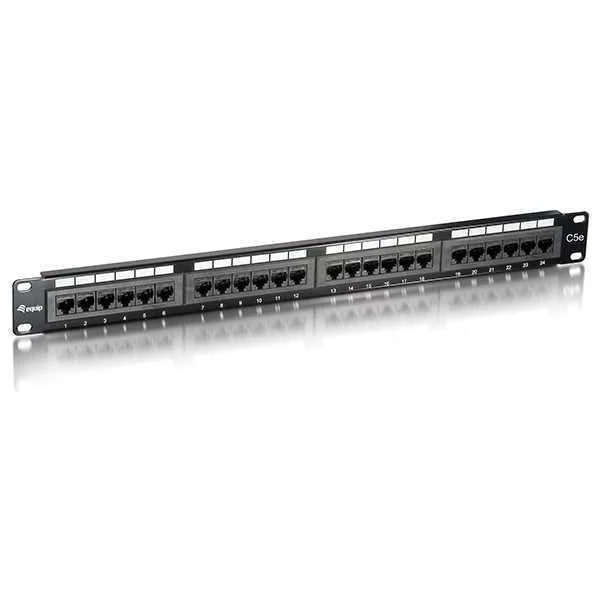 Equip Patch Panel Cat5e Utp 24p 1u Preto