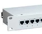 Patch Painel Cat.6 Equip 24-Port 19 Inch 1u Cinza .