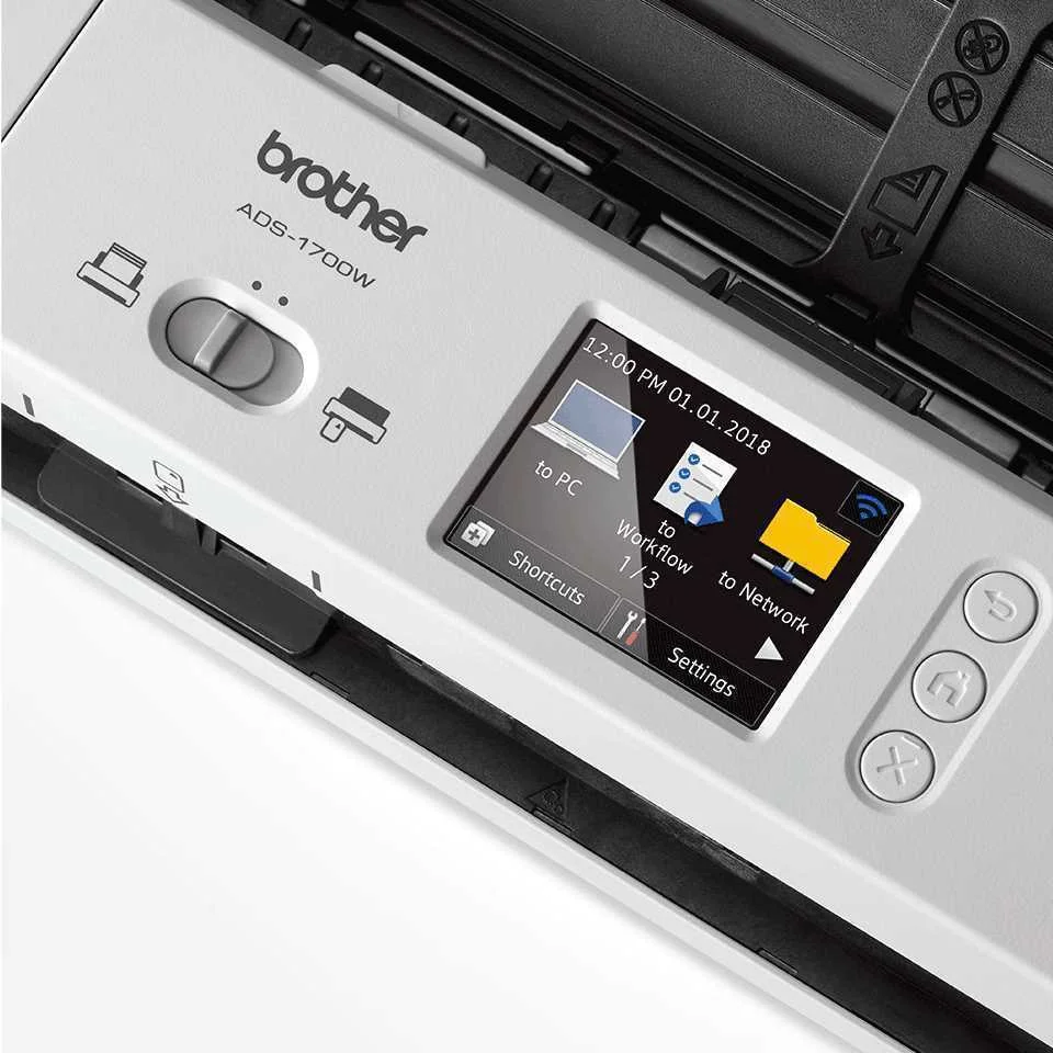 Esc&aacute;ner Documental Brother Ads-1700w Con Alimenta.