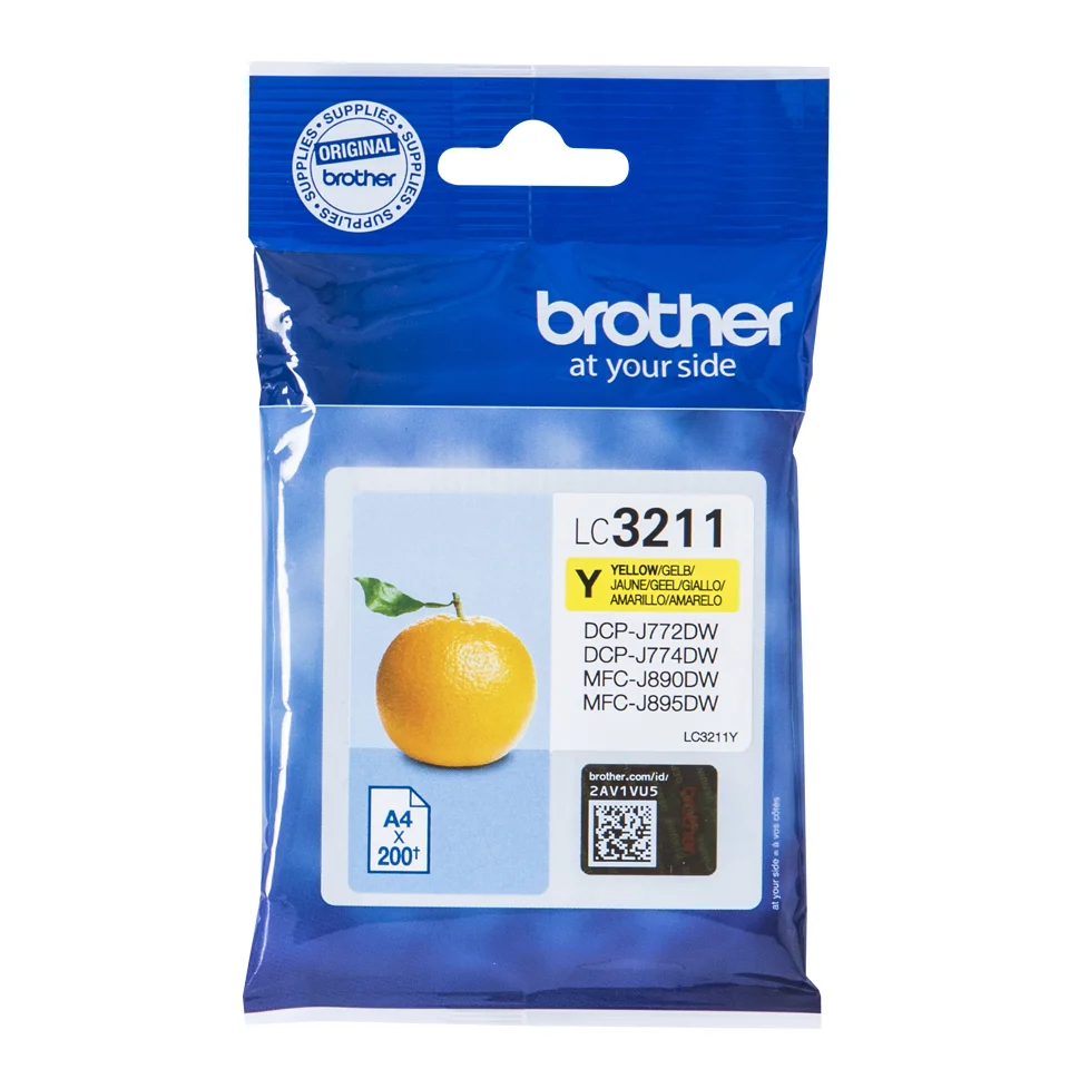 Brother Tinteiro Amarelo Lc-3211