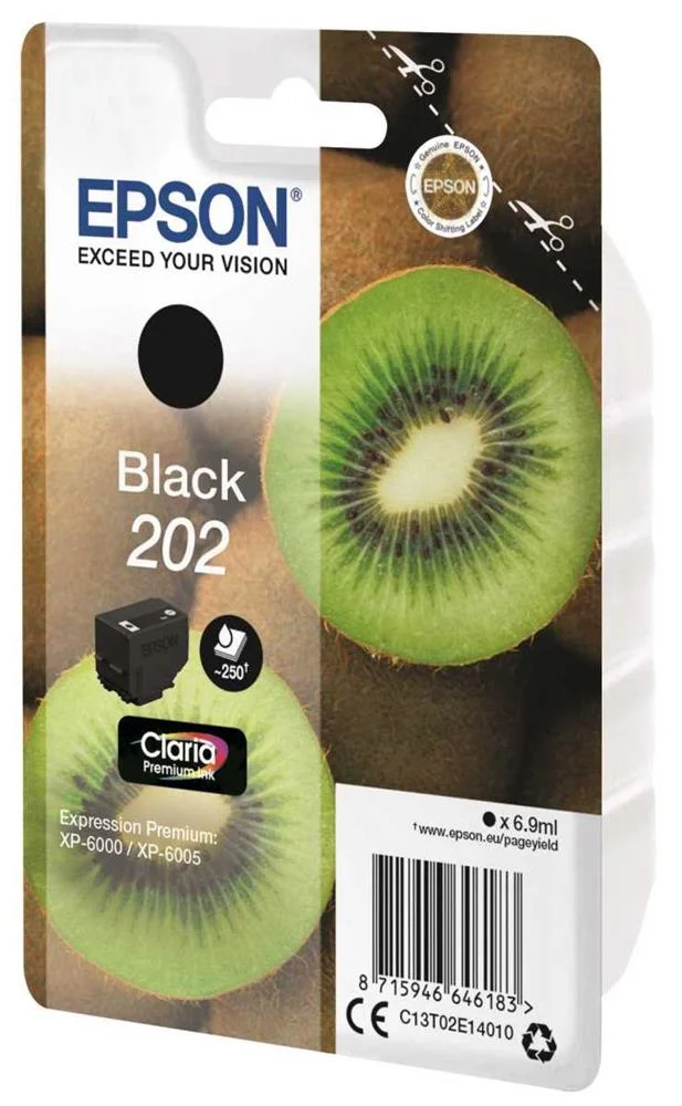 Cartucho de Tinta Epson 202 Black Claria Premium .