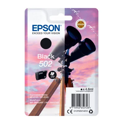 Epson Tinteiro Preto 502 Xp5100/105 Wf-2860dwf/86.