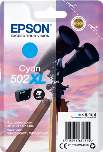 Cartucho de Tinta Original Epson N&ordm;502 Xl Alta Ca.