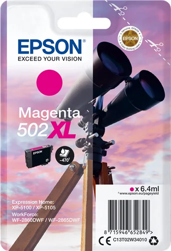 Epson Ink Cart. C13t02w34010 F?r Workforce Wf-2860dwf/ Expression Home Xp-5100 (Magenta Xl)