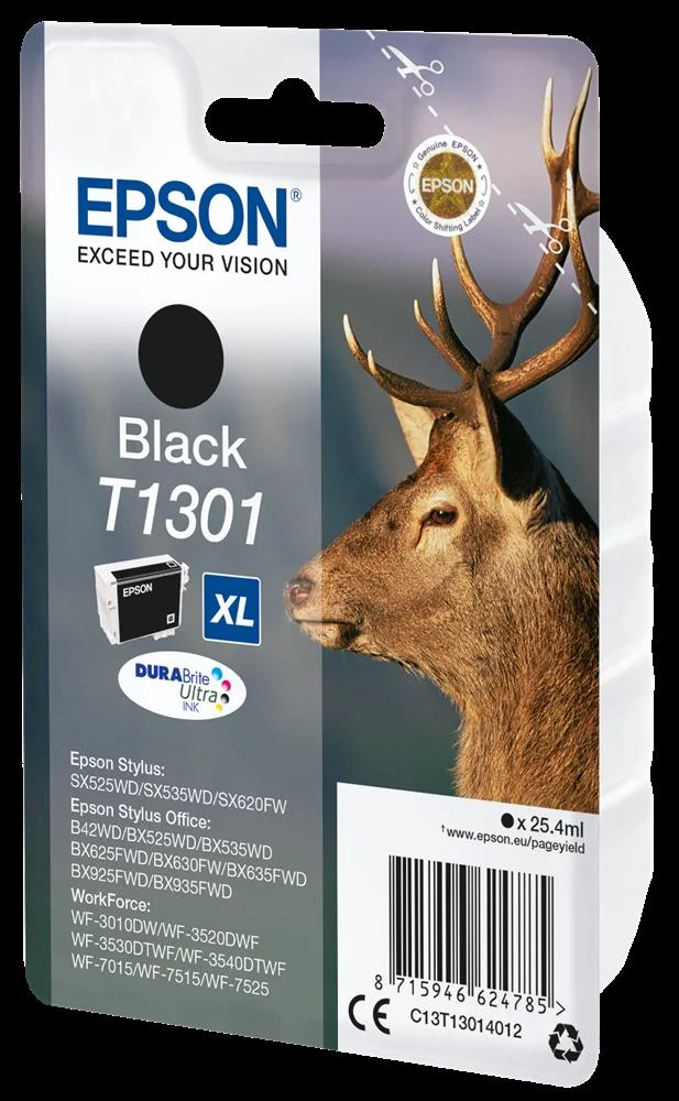 Epson Ink Cart. C13t13014012 F?r Stylus Sx525wd/620fw/ Bx525wd/535wd/625fwd/B42wd/ Bx925fwg/635fwd63
