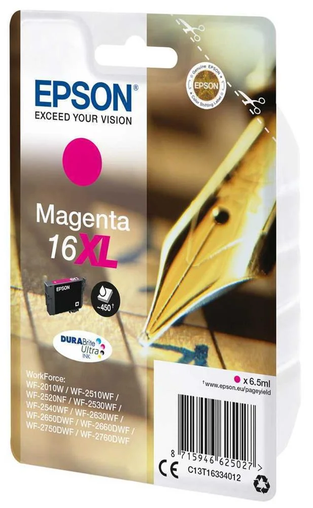 Cartucho de Tinta Original Epson N&ordm;16 Xl Alta Cap.