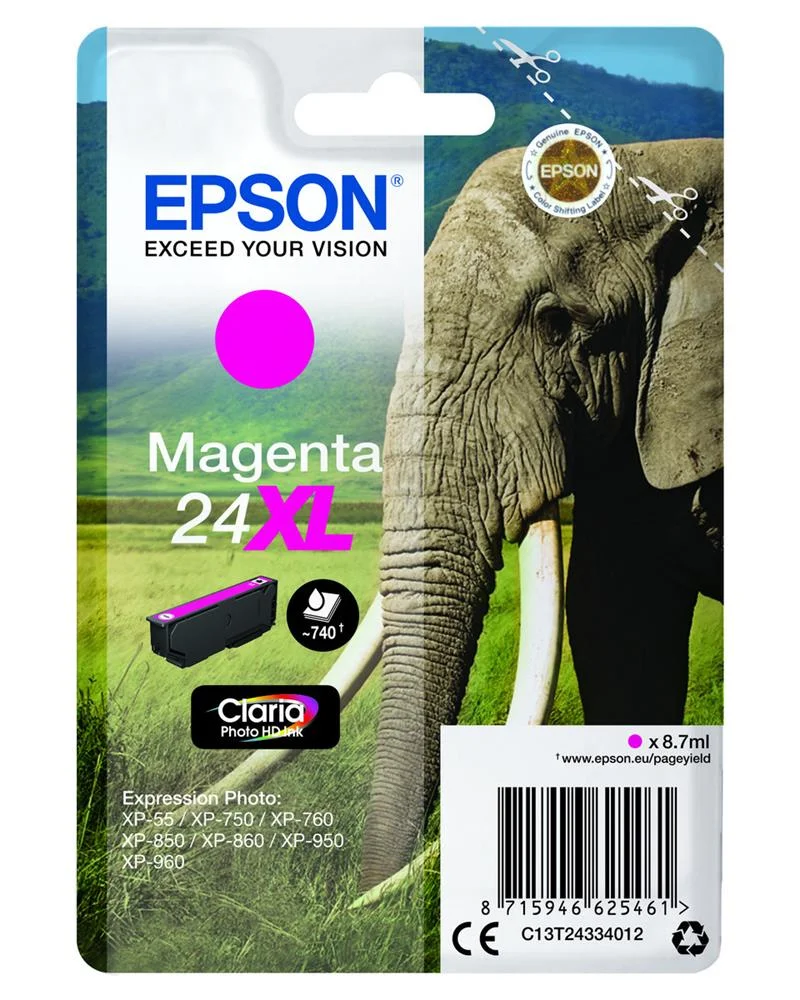 Cartucho de Tinta Original Epson T2433 T24xl Mage.
