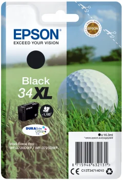 Epson Ink Cart. C13t34714010 F?r Workforce Wf-3720dwf/ Wf-3725dwf  Black Xl