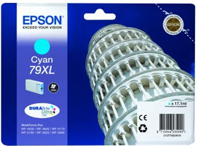 Epson Ink Cart. C13t79024010 F?r Wf-5620dwf5/4630dwf/ 4640dtwf/5110dw/5690dwf/5190dw Cyan Xl