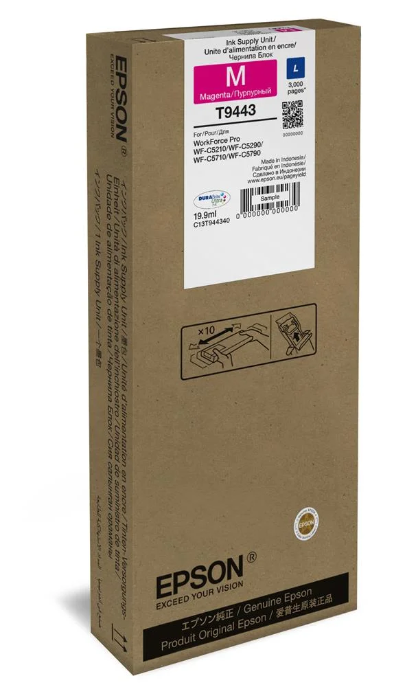Tinteiro Epson L Magenta Serie Wf-C5xxx - C13t94.