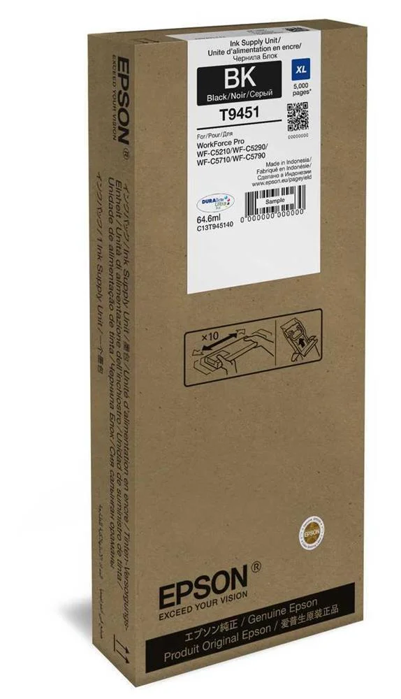 Epson Ink Cart.C13t945140 F?r Wf Pro Wf-C5790dwf/ Wf-C5710dwf/Wf-C5290dw/ Wf-C5210dw Black Xl