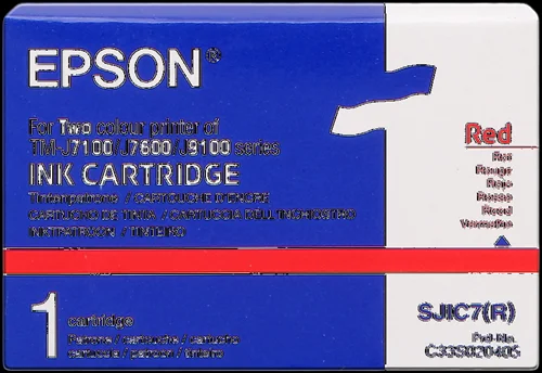 Tinteiro EPSON Vermelho TM-J7100 - C33S020405