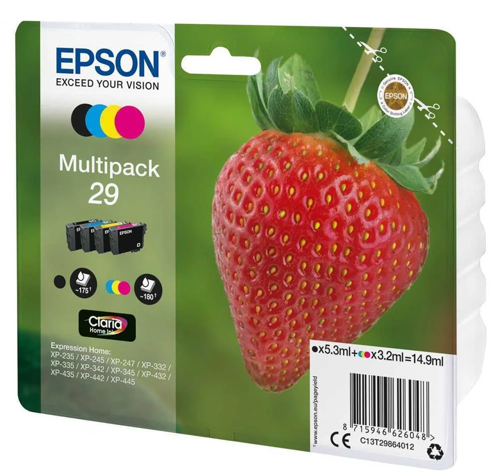 Epson Ink Cart. C13t29864012 F?r Expression Home Xp-235/ 332/335/432/435 Multipack