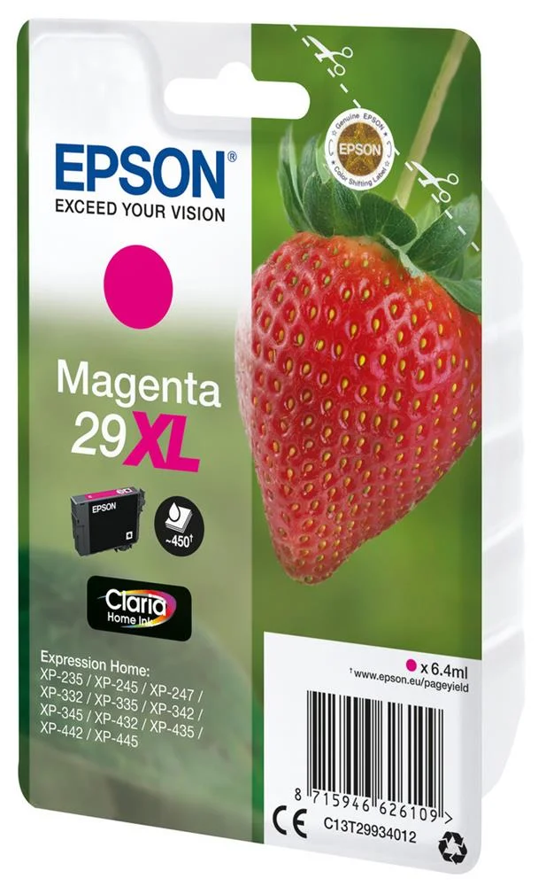 Cartucho de Tinta Original Epson N&ordm;29 Xl Alta Cap.