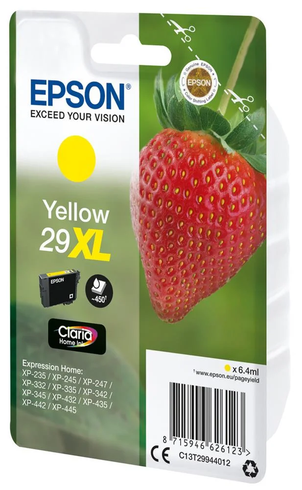 Cartucho de Tinta Original Epson N&ordm;29 Xl Alta Cap.