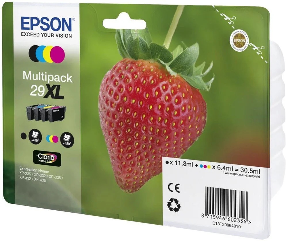 Cartucho de Tinta 29xl Multipack Negro + Primario.