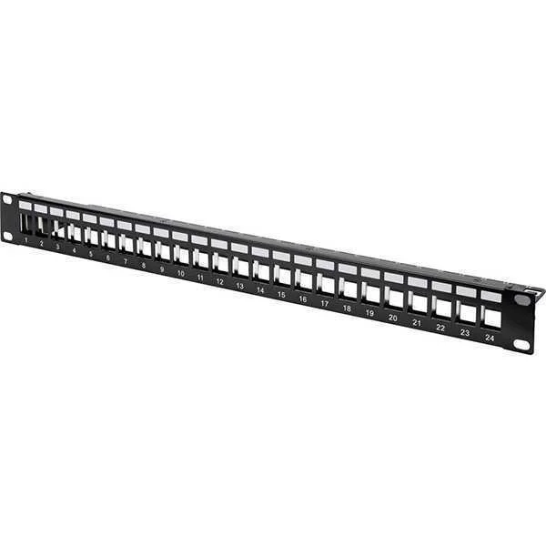 Digitus Patchpanel   1he 24-Port Modular Patchpanel Schwarz