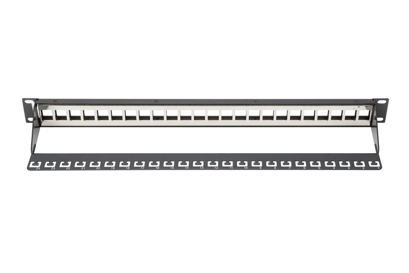 Digitus Patchpanel   1he 24-Port Modular Patchpanel Schwarz