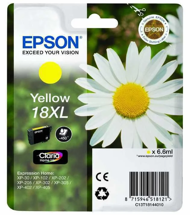 Epson 18xl - Xl - Yellow - Original - Ink Cartridge