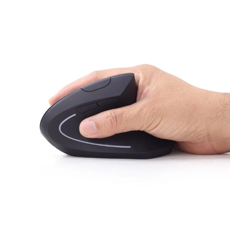 Raton Ergonomico Gembird Inalambrico Negro 6 Boto.