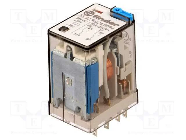 Rel&eacute; Ele.  24VDC 10A max250VAC industrial