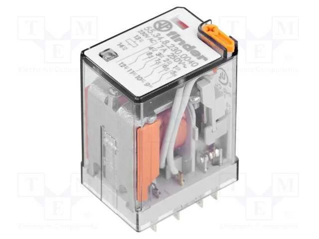 Rel&eacute; Ele. 4pdt 230vac 7a/30vdc