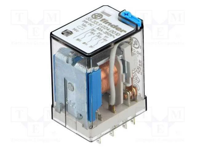 Rel&eacute; Ele.3pdt 24vdc 10a/250vac 600