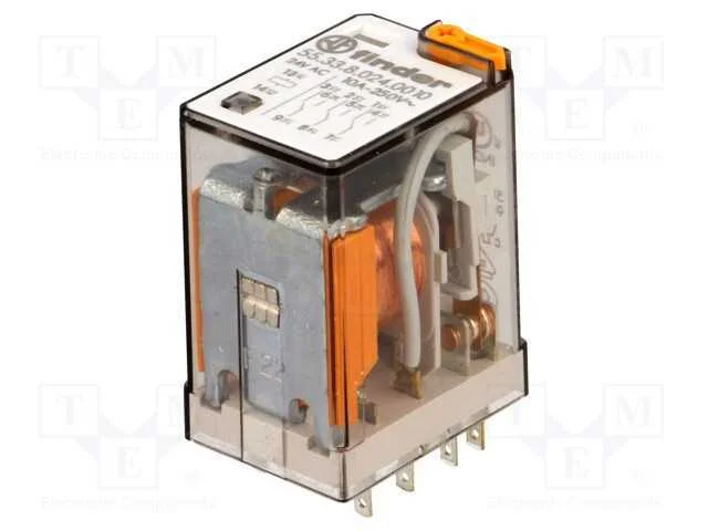 Rel&eacute; Ele. 3pdt 24vca 10a/250vca 10a/30vcc