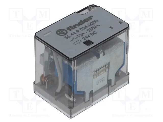 Rel&eacute; Ele.  4PDT 24VDC 12A/250VAC 490?