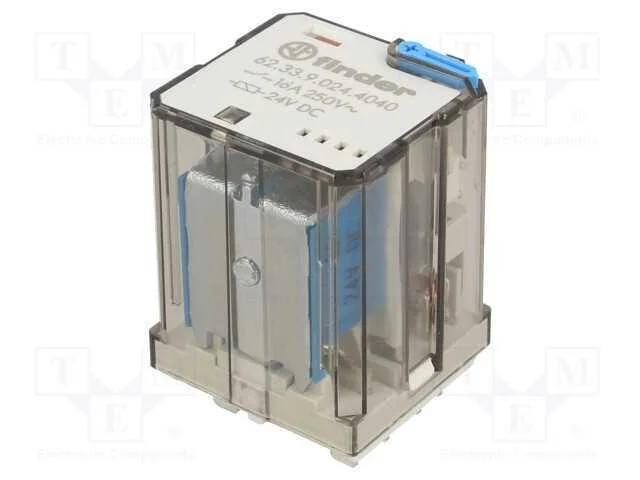 Rel&eacute; Ele. 3pdt 24vdc 16a/250vca 16a/30vdc 445?