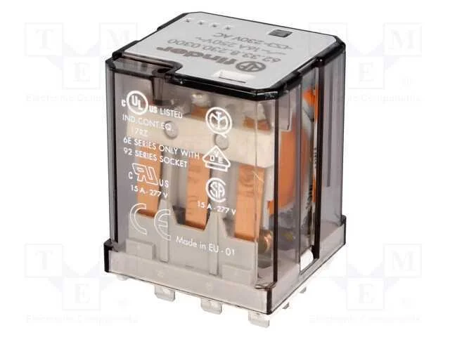 Rel&eacute; Ele.  3PST-NO  230VAC 16A/250VAC