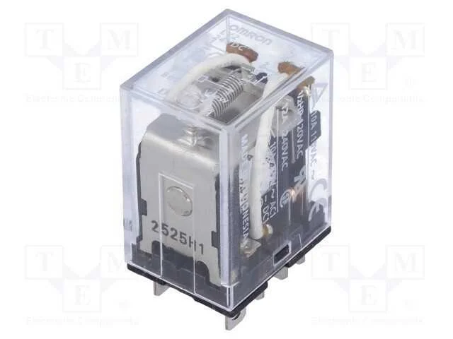 Rel&eacute;: Eletromagn&eacute;tico, Dpdt, Ubobina : 24vdc, Icontactos Max: 10a