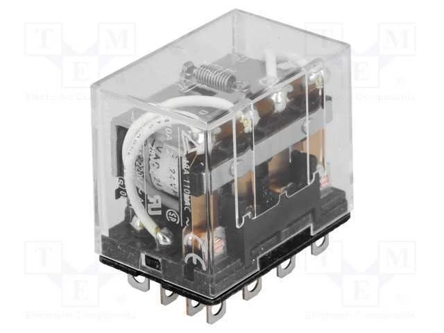 Rel&eacute; Ele. 4pdt 24vca 10a/110vca 10a/24vcc