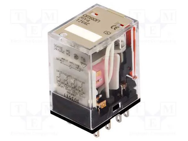 Rel&eacute; Ele. 4pdt 12vca 5a/220vca 5a/24vdc